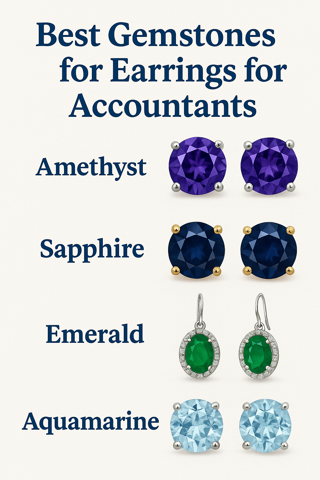 Best Gemstones for Earrings for Accountants