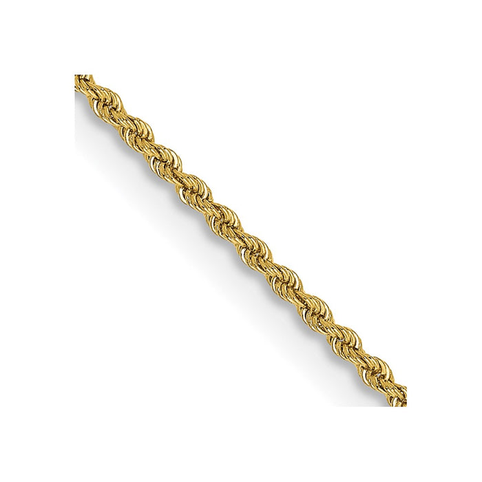 Exclusive 14K Gold 22-Inch 2mm Rope Chain - Stylish and Durable Luxury Jewelry-1