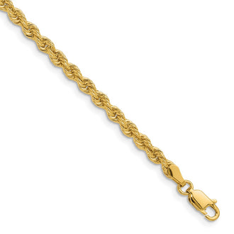 Exclusive 14K Gold 3.3mm Classic Rope Chain Necklace - Stylish Value Buy