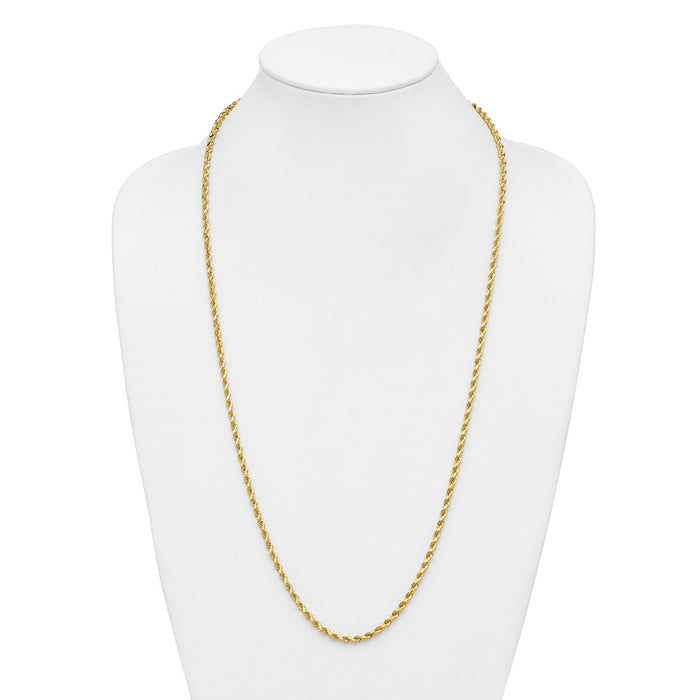 Buy Exclusive 30-Inch 14K Gold Diamond-Cut Rope Chain - 3.75mm Stylish Design-4