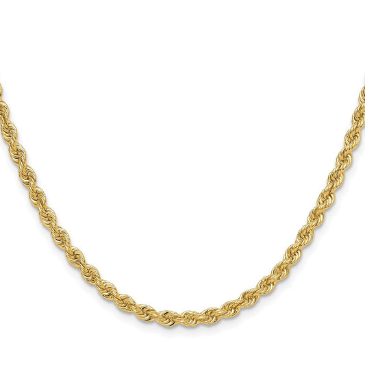 Shop 14K Gold 3.8mm Classic Rope Chain - Stylish Luxury at Affordable Prices