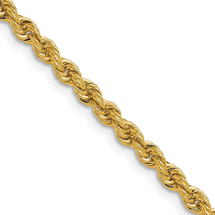 Shop Stylish 14K Gold 3.8mm Classic Rope Chain - Affordable Luxury Jewelry-1