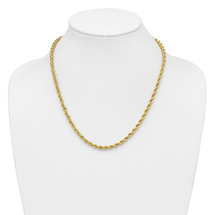 Shop Stylish 14K Gold 20-Inch Rope Chain - 5mm, Luxury Lobster Clasp-4