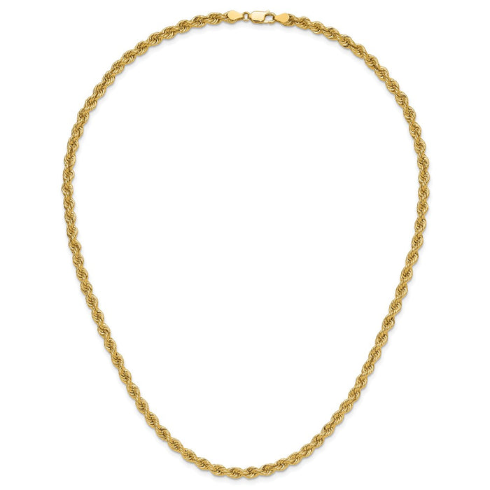Shop Stylish 14K Gold 20-Inch Rope Chain - 5mm, Luxury Lobster Clasp-5