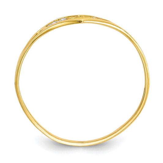 Shop Exclusive 10K Gold Rhodium-Plated Mommy Heart Ring - Stylish Design