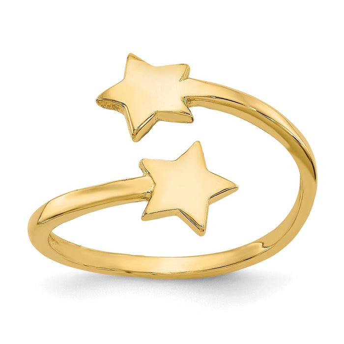 Exclusive 10K Gold Star Toe Ring - Stylish Design, Affordable Luxury-1
