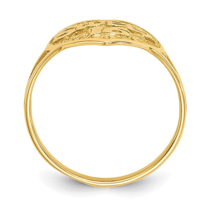 Buy 10K Gold Sweet 16 Heart Ring - Stylish Design at an Affordable Price-2