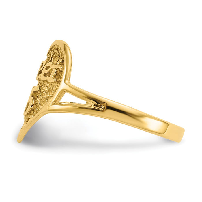 Buy 10K Gold Sweet 16 Heart Ring - Stylish Design at an Affordable Price-3