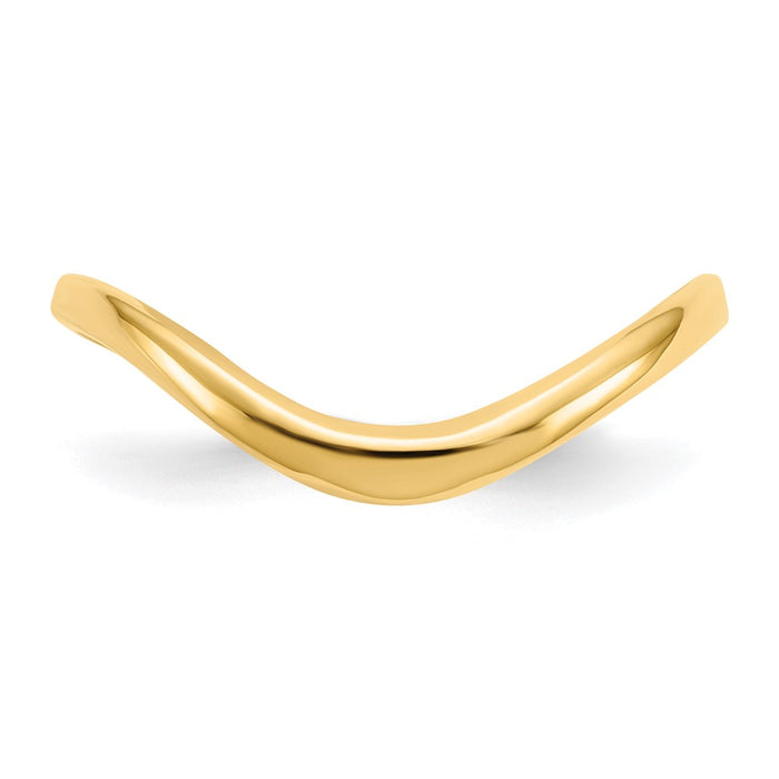 Shop Stylish 10K Gold Wave Design Thumb Ring - Affordable Luxury Accessory-3
