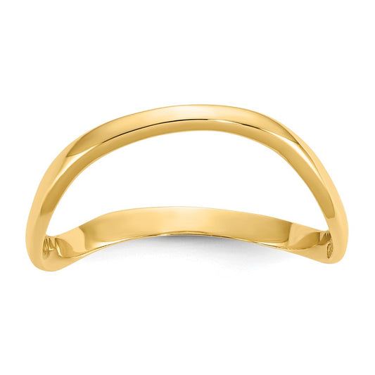 Shop Stylish 10K Gold Wave Design Thumb Ring - Affordable Luxury Accessory