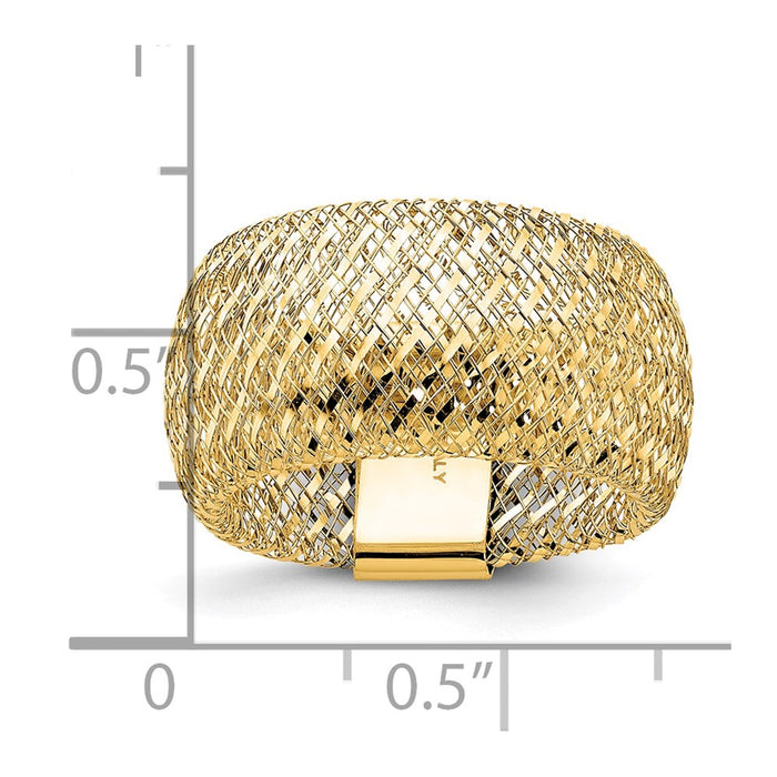 Buy Stylish 10K Flexible Stretch Band Ring - Affordable Luxury Jewelry-5