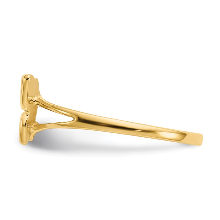 Shop Stylish 10K Gold Butterfly Ring for Kids - Affordable Luxury Design-3