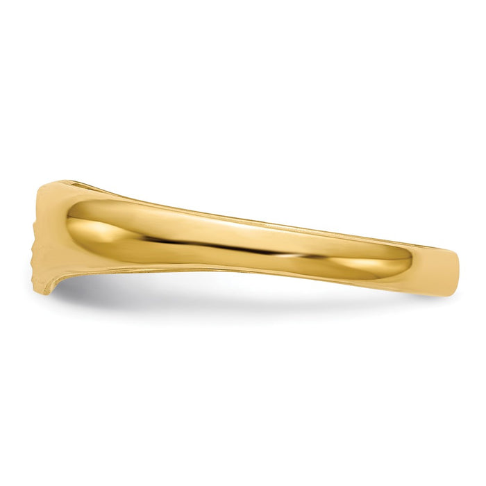 Exclusive 10K Gold Children's Heart Ring - Stylish, Affordable Gift for Kids-3