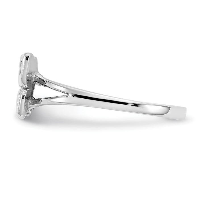 Shop 10K White Gold Butterfly Ring - Stylish & Affordable Jewelry Design-3