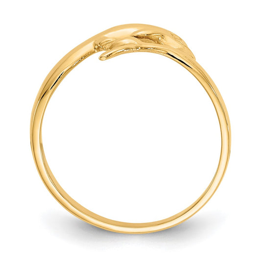 Shop Stylish 10K Gold Dolphin Ring - High-Quality Design, Affordable Luxury