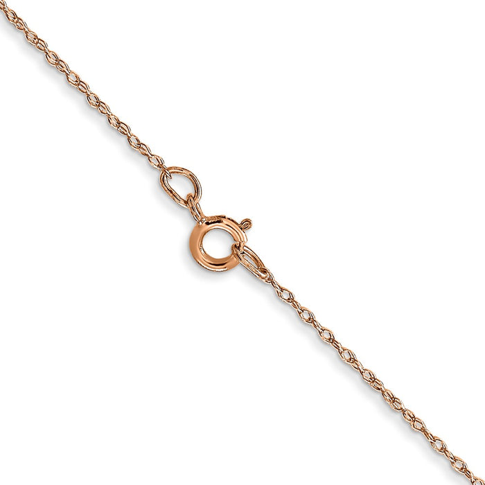 Shop Exclusive 14K Rose Gold 16-Inch Cable Rope Chain - Stylish & Affordable-3