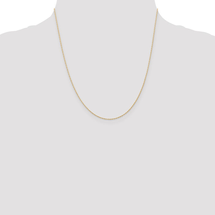 Buy Stylish 14K Gold 20-Inch Cable Rope Chain | 0.5mm, Affordable Luxury-4