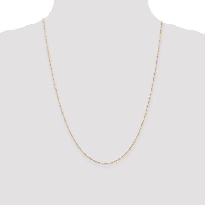 Exclusive 14K Gold 24-Inch .5mm Cable Rope Chain - Stylish & Affordable!-4