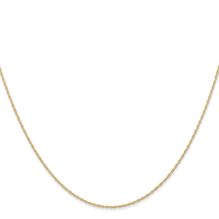 High-Quality 14K Gold 13-Inch .6mm Cable Rope Chain - Stylish & Affordable!-2