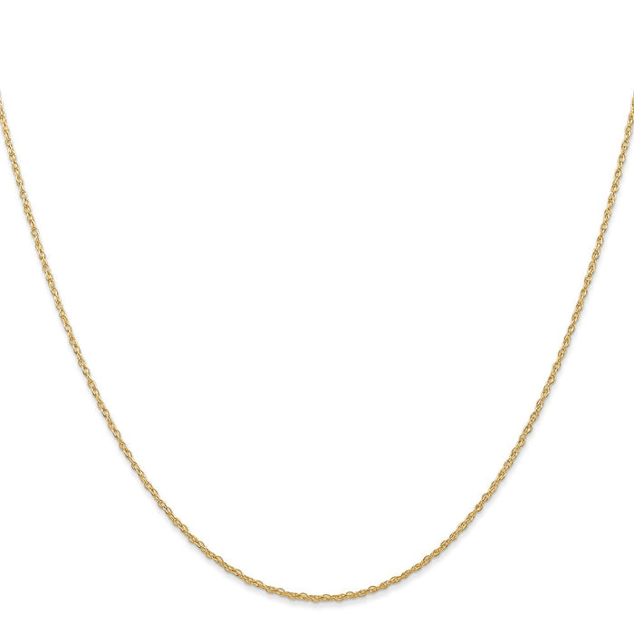 Exclusive 14K Gold 14-Inch .7mm Cable Rope Chain - Stylish & Affordable!-2
