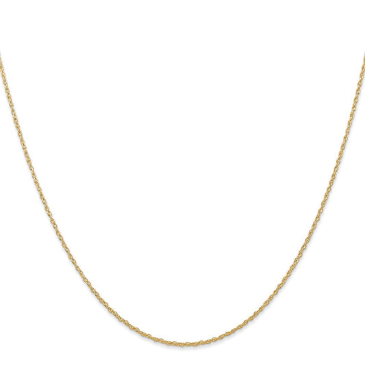 Shop Stylish 14K Gold 18-Inch .7mm Cable Rope Chain with Spring Ring Clasp