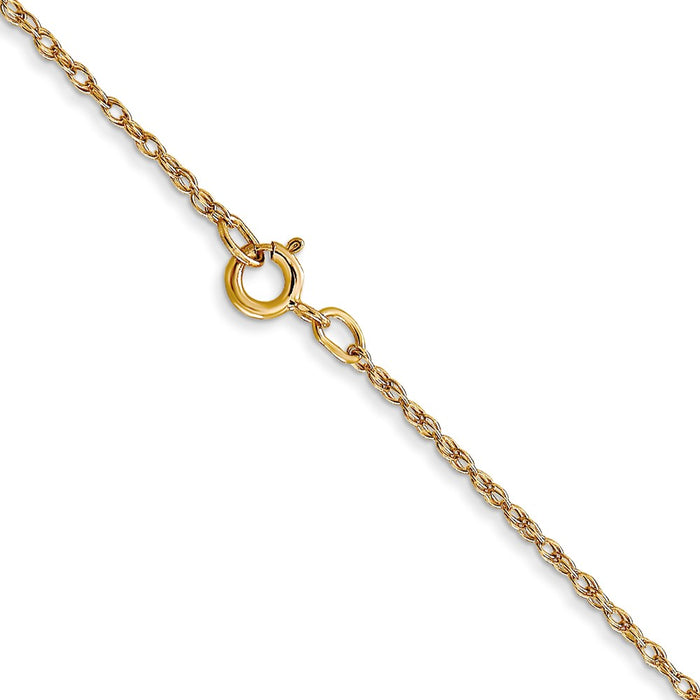 Exclusive 14K Gold 24-Inch .7mm Cable Rope Chain | Stylish & Affordable Jewelry-3