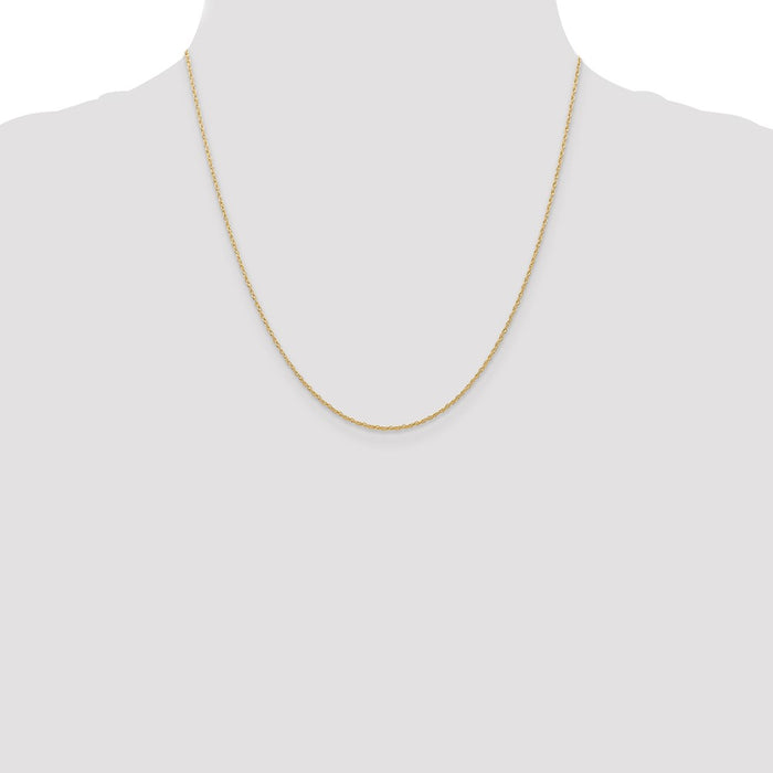 Exclusive 14K Gold 20-Inch .7mm Cable Rope Chain - Stylish & Affordable Jewelry-4