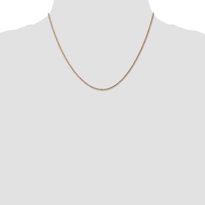 Buy Exclusive 14K Gold 18-Inch .95mm Cable Rope Chain - Stylish & Affordable-4