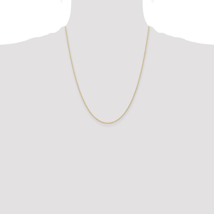 Buy Exclusive 14K Gold 22-Inch .95mm Cable Rope Chain - Stylish & Affordable!-4