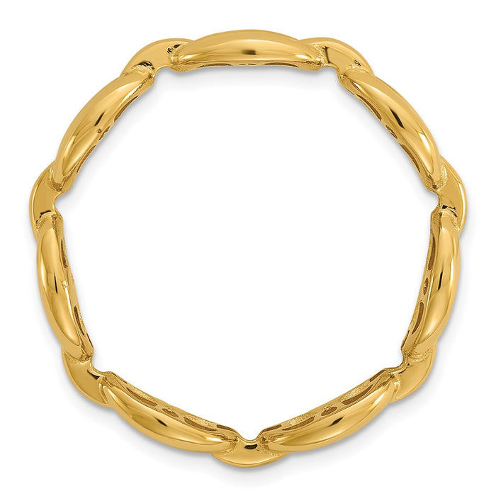 Shop 14K Gold 5.7mm Mariner Link Band Ring - Stylish Luxury Jewelry-2