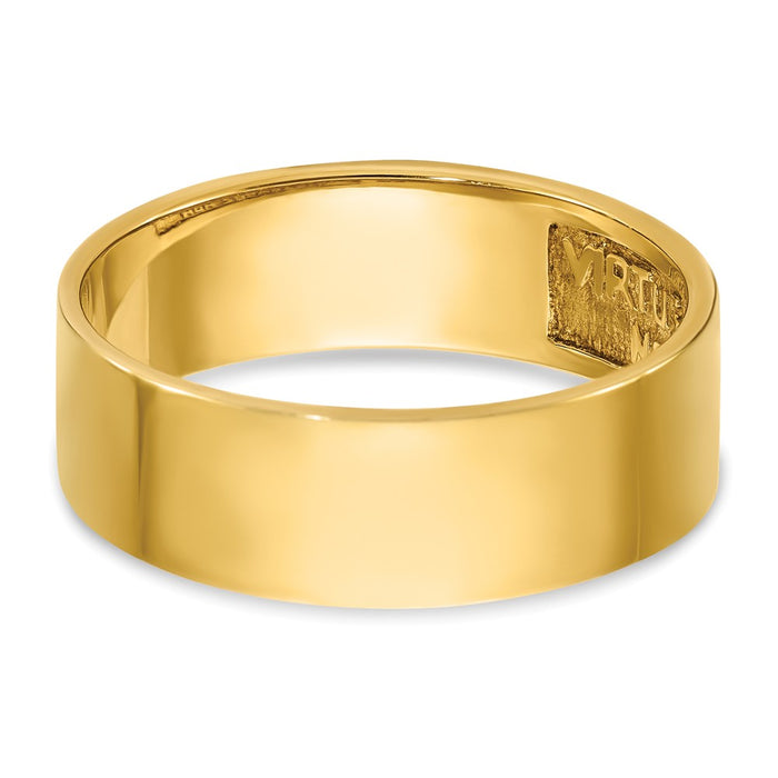 Exclusive 14K Men's Masonic Ring - Polished Black Enamel, Stylish Design-5