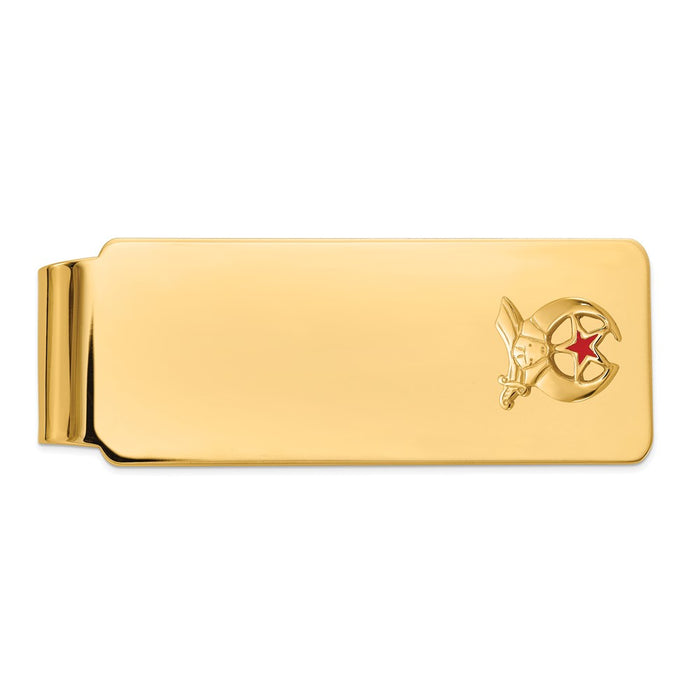 Exclusive 14K Gold Men's Money Clip | Polished, Textured, Stylish Design-1