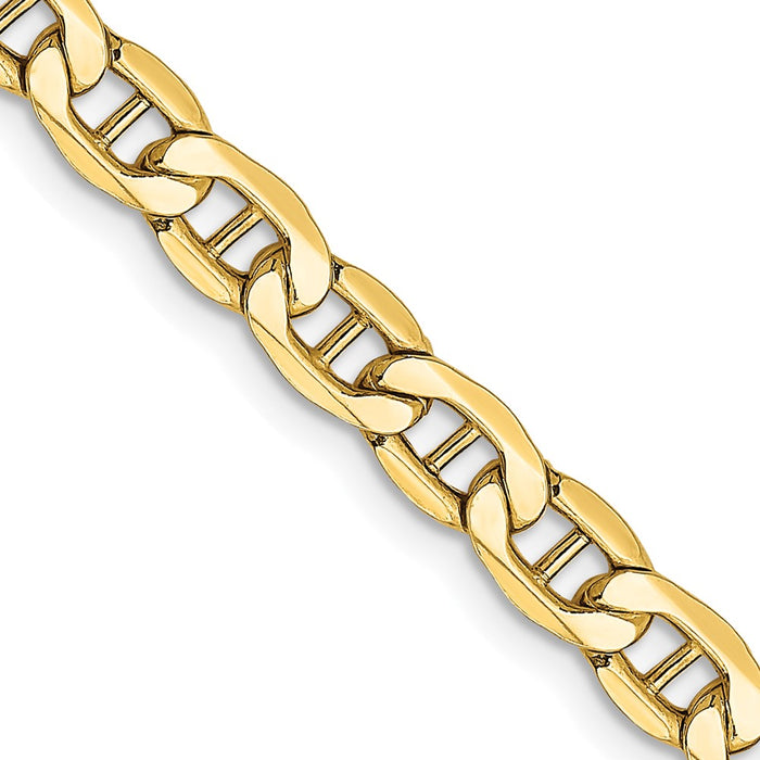 Buy Exclusive 14K Gold 20-Inch 4.75mm Semi-Solid Anchor Chain - Stylish Value!-1