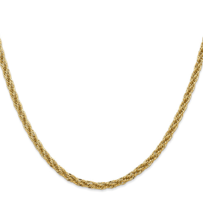 High-Quality 14K Gold 20-Inch 3.3mm Diamond-Cut Chain - Stylish & Affordable-2