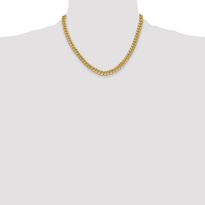 Buy Exclusive 14K Gold 18-Inch 6mm Miami Cuban Link Chain - Stylish Value!-4