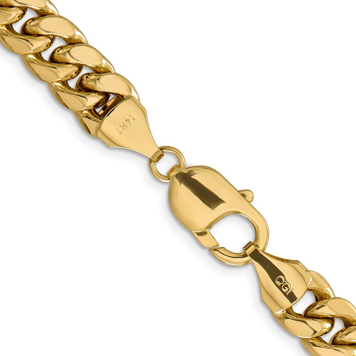 Buy 14K Gold 20-Inch Miami Cuban Chain - 9.3mm Luxury Design, Stylish!-3