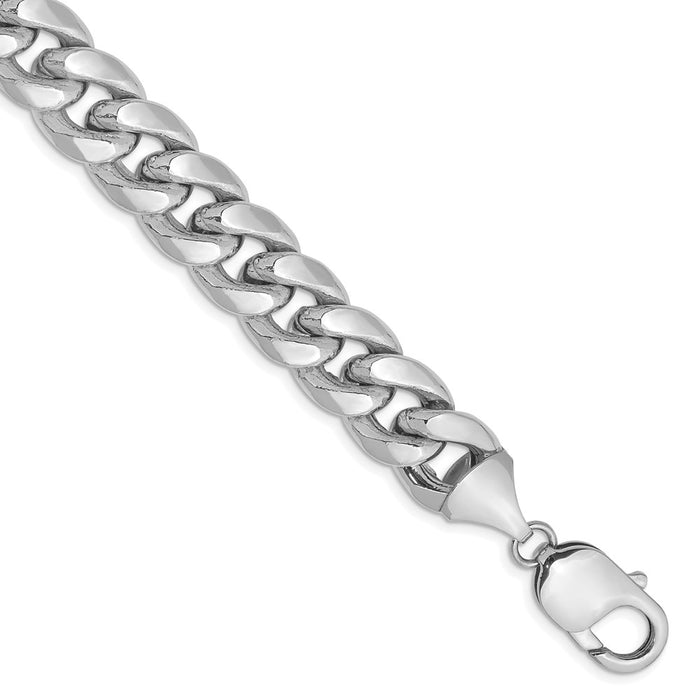 High-Quality 14K White Gold 11mm Miami Cuban Link Chain - Stylish Value!-1