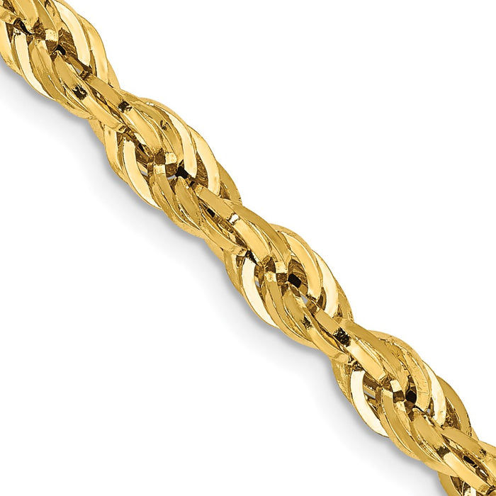 Buy 14K Gold 26-Inch Semi-Solid Rope Chain, 4.25mm - Stylish Luxury Jewelry-1