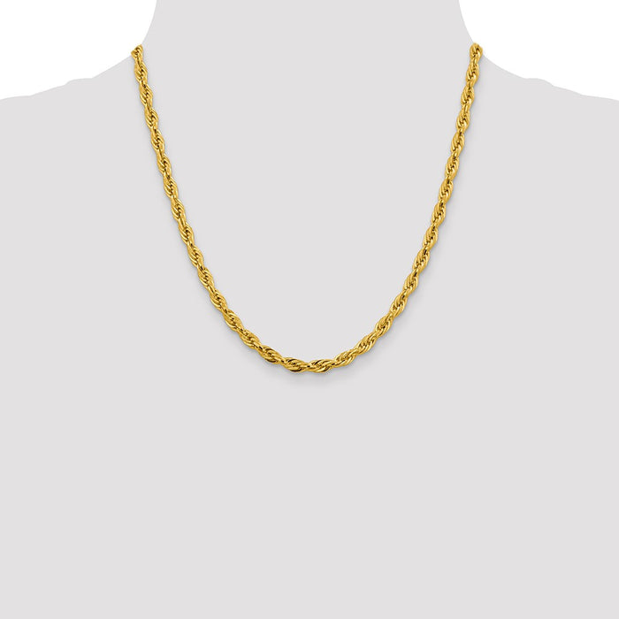 Shop Exclusive 14K Gold 20-Inch 4.75mm Rope Chain - Stylish & Affordable-4