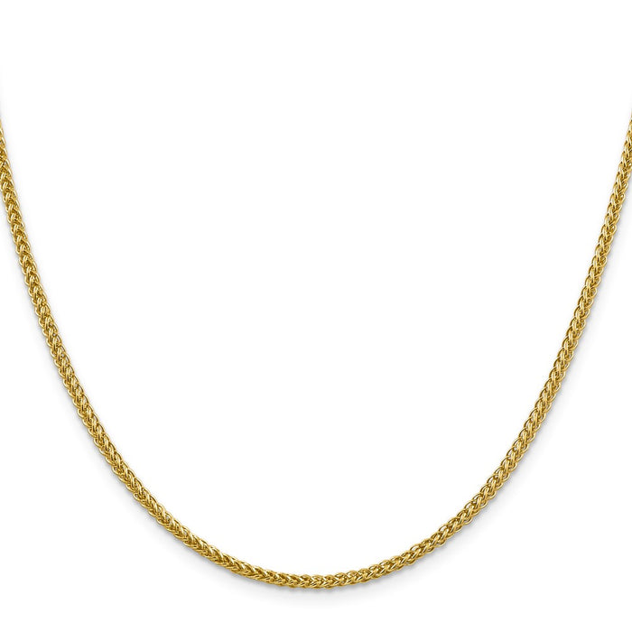 High-Quality 14K Gold 24-Inch 2.35mm Wheat Chain - Affordable Luxury Style-2
