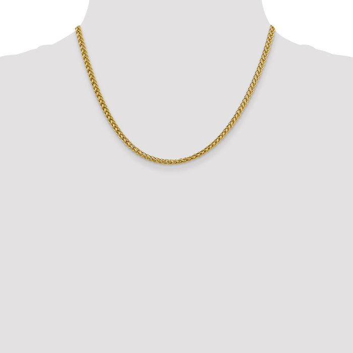Shop Exclusive 14K Gold 16-Inch 4.3mm Wheat Chain - Stylish & Affordable!-4
