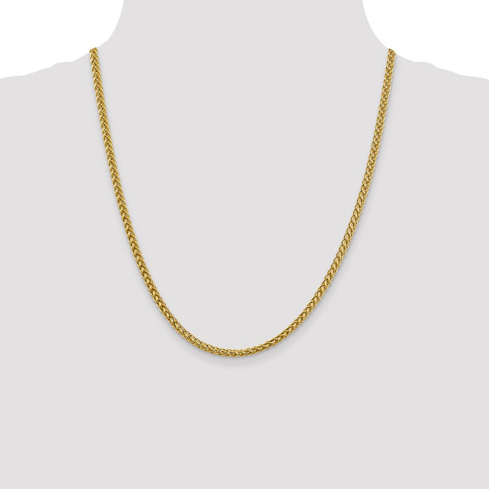Shop Exclusive 20-Inch 14K Gold 4.3mm Wheat Chain - Stylish & Affordable-4