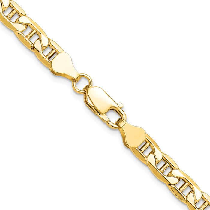 Buy Stylish 14K Gold 6.25mm Semi-Solid Anchor Link Chain - Luxury Value!-3
