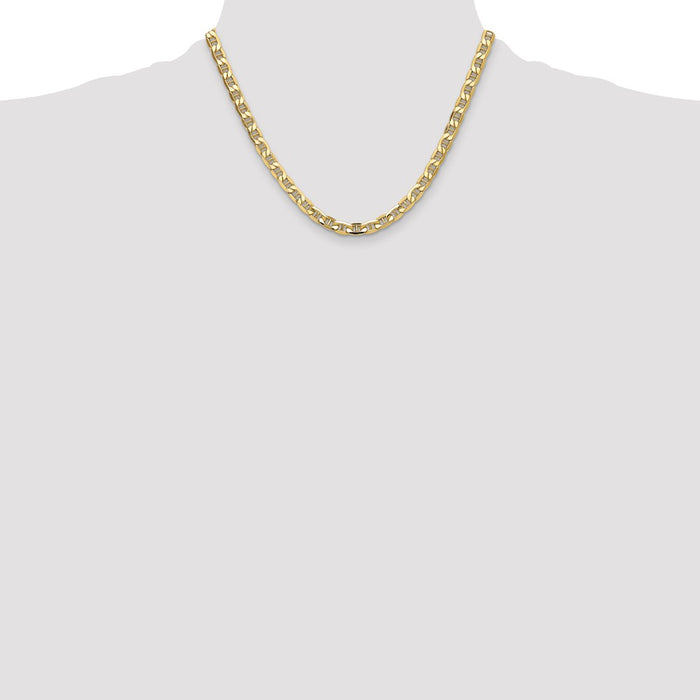 Shop Stylish 14K Gold 6.25mm Semi-Solid Anchor Link Chain at Affordable Price-4
