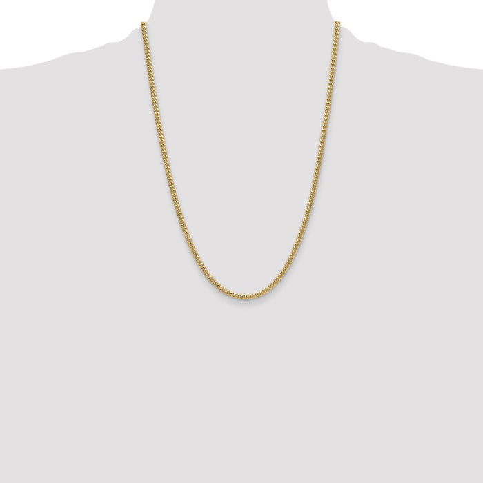 Buy Stylish 14K Gold 3.5mm Miami Cuban Link Chain - Luxury at Great Value-4