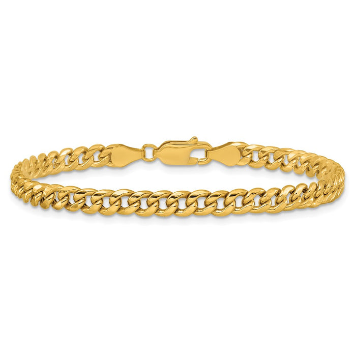 Buy Stylish 14K Gold 4.5mm Semi-Solid Miami Cuban Link Chain | Luxury Value-3