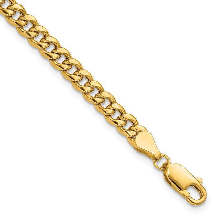 Exclusive 14K Gold 4.5mm Miami Cuban Link Chain - Stylish & Affordable Price!-1