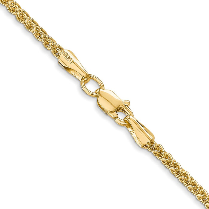 Shop Exclusive 14K Gold 30-Inch 2mm Wheat Chain - Stylish & Affordable!-3