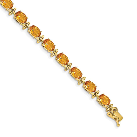 Buy Exclusive 14K Gold Citrine Bracelet - Stylish, Affordable Luxury Jewelry