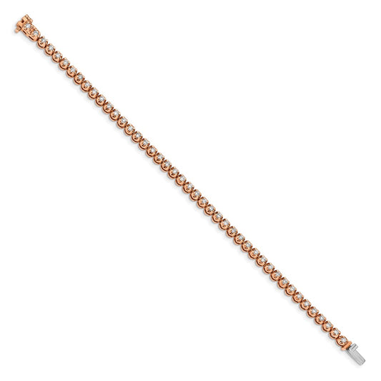 Shop 14K Rose Gold Diamond-Studded Bracelet - Stylish Luxury at Great Value